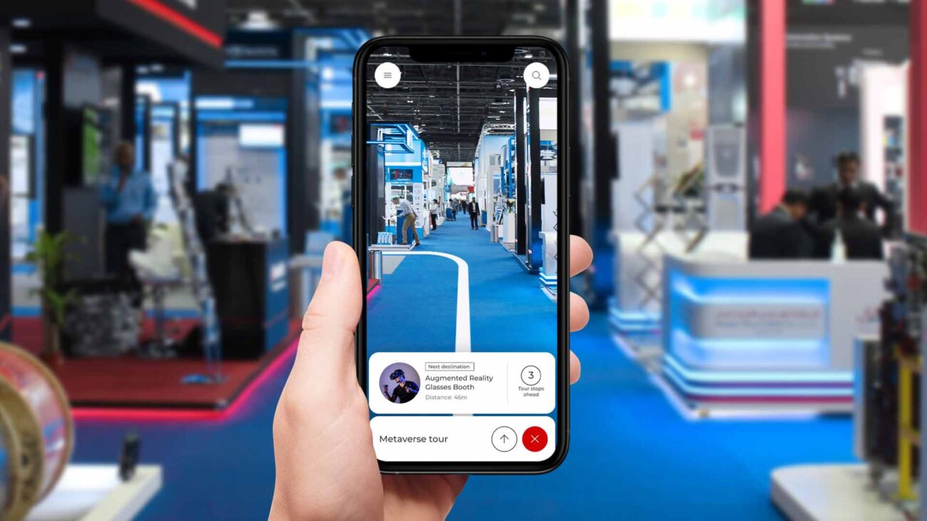 The AR app understands your surroundings and puts you in the right place for your AR tour. You can interact with digital content just like you would in real life, which helps you explore your physical environment in new ways.