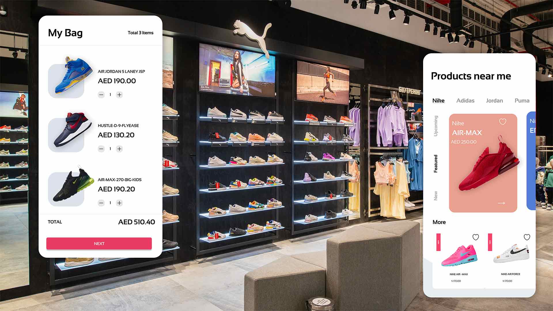 Improve your customers' shopping experience by enabling them to explore nearby products, providing them with the opportunity to access a comprehensive range of options and make well-informed purchasing decisions.