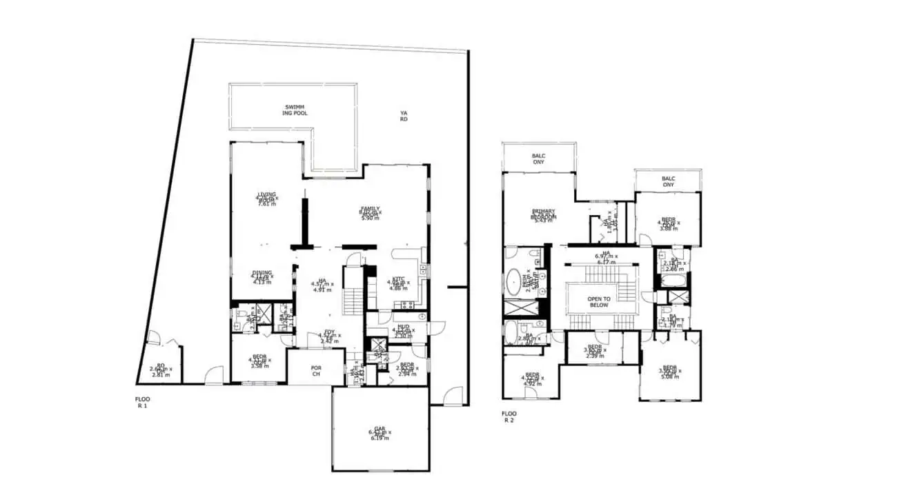 Gain insights into property layout, measurements, and flow with 2D floor plans .