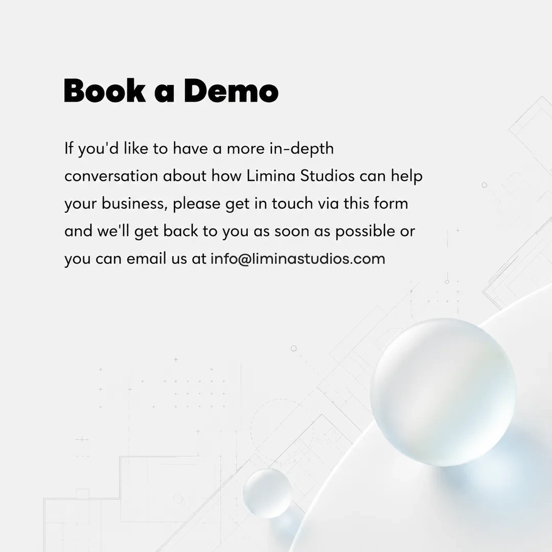 Book a demo with Limina Studios